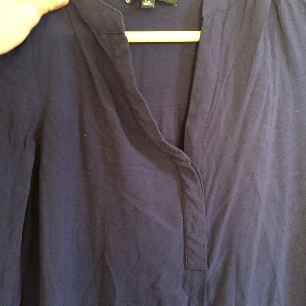 Cable & Gauge navy dress with side slits size XS! - Picture 7 of 8